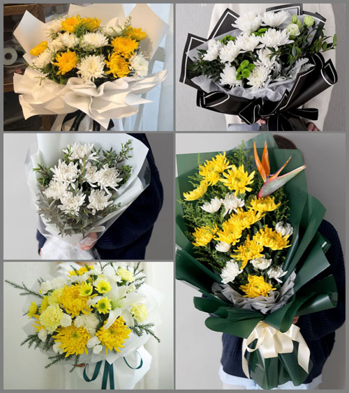 江苏徐州邳州市陈楼镇院许村白事花束代送